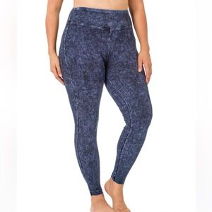 ZENANA ❤️RESERVED❤️ Mineral Washed High Waist Wide Waistband Leggings